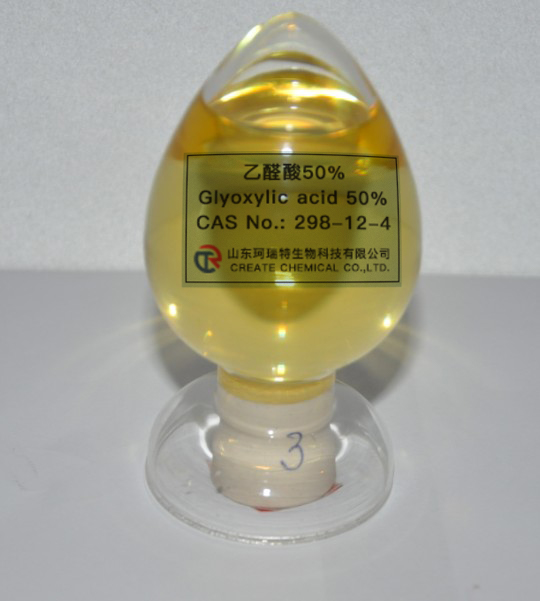 Glyoxylic acid 50% without glyoxal content, CAS NO.: 298-12-4